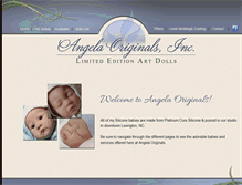 Tablet Screenshot of angelaoriginals.com